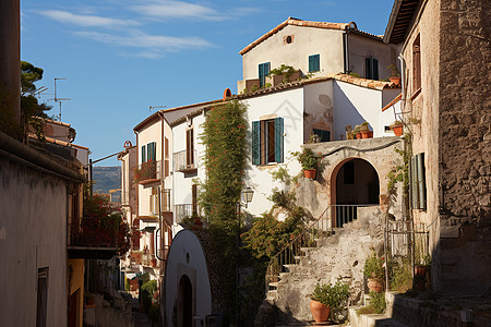 意式古镇建筑图片