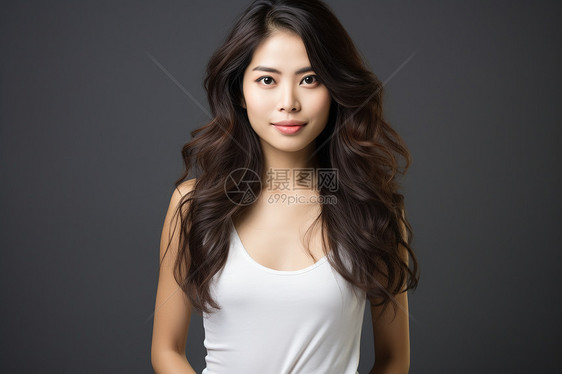 年轻美丽的亚洲女性图片
