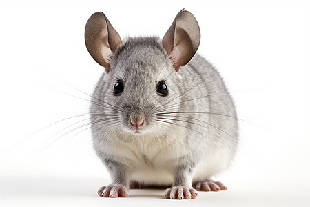 可爱的灰色老鼠图片