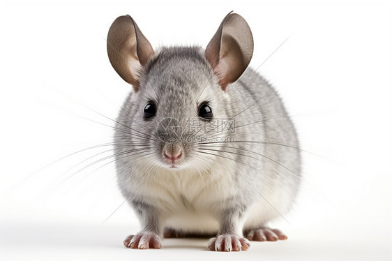 可爱的灰色老鼠图片