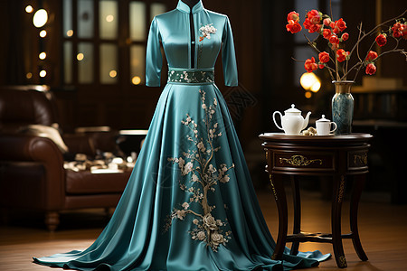 中国风旗袍图片