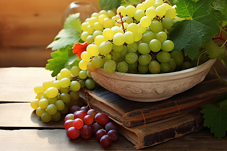 美味的葡萄背景图片
