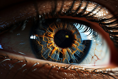 高科技的复杂眼球图片