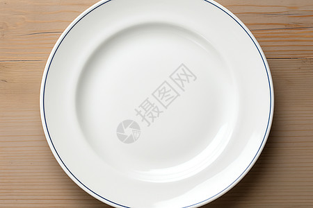 圆形的晚餐厨具背景图片