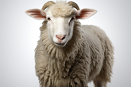 牧场的绵羊图片