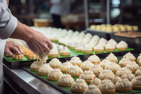 制作美味的蛋糕图片