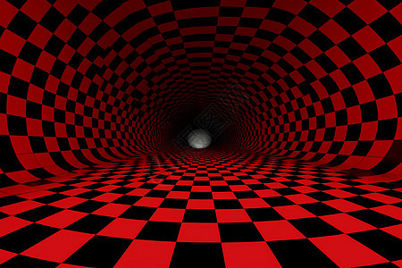 黑红色的隧道图片