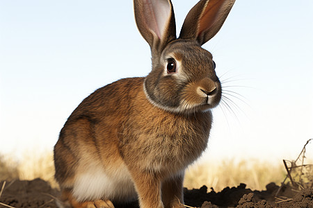 兔子的耳朵背景图片