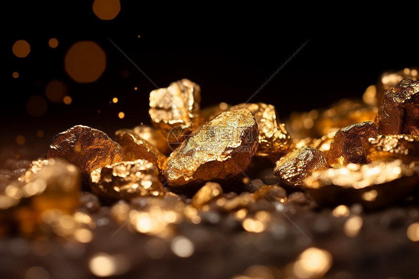 金色黄金堆高清图片下载-正版图片600611694-摄图网
