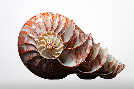 旋转的贝壳艺术图片