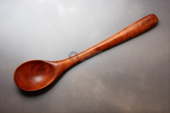 简约的木制勺子图片