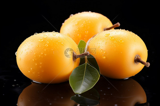 美味的枇杷水果图片