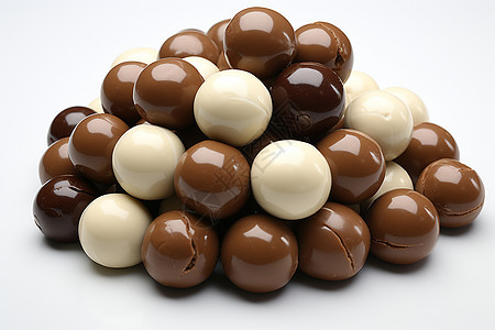 黑白混搭的巧克力豆背景图片