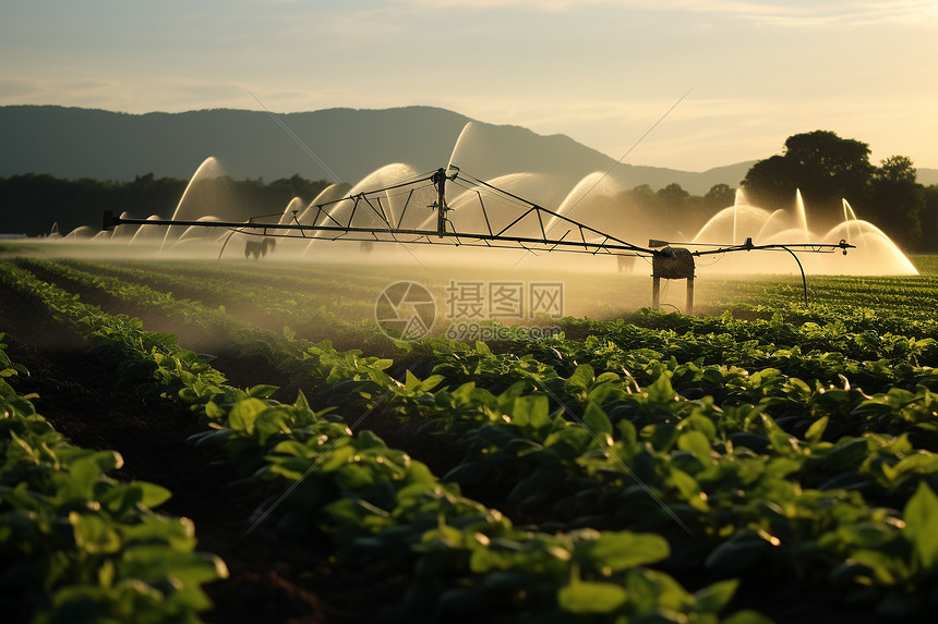 全自动农田灌溉设备图片