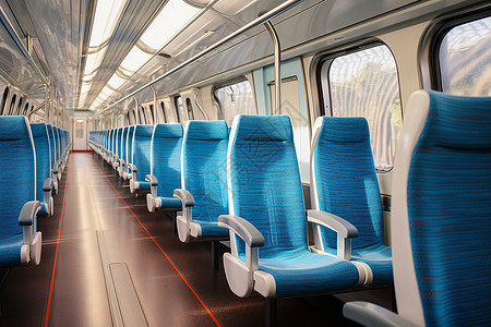 列车上的座位高清图片