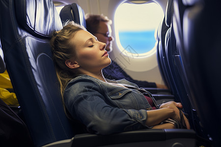 乘客睡觉图片