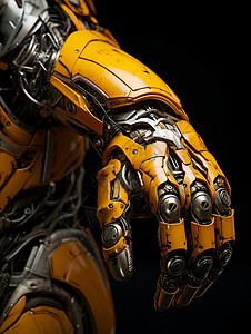 大黄蜂变形金刚逼真的机械臂设计图片