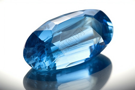 蓝钻白底的水晶背景图片