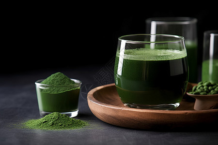 绿色健康饮品图片
