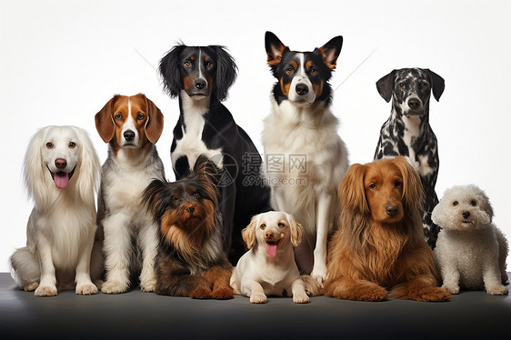 多种品种的狗图片