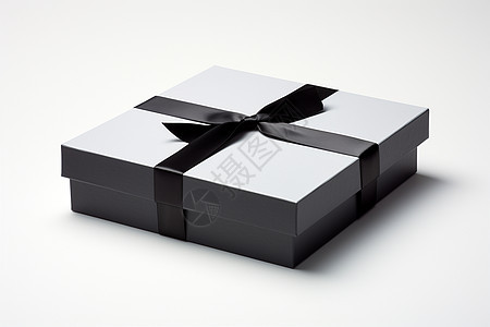 白色的礼物盒图片