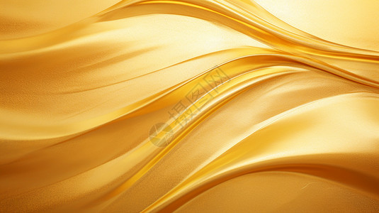 金色背景金色曲线液体高清图片