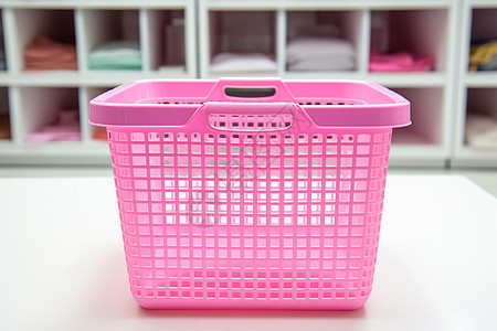 粉色衣篮背景图片