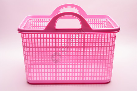 粉色菜篮子背景图片
