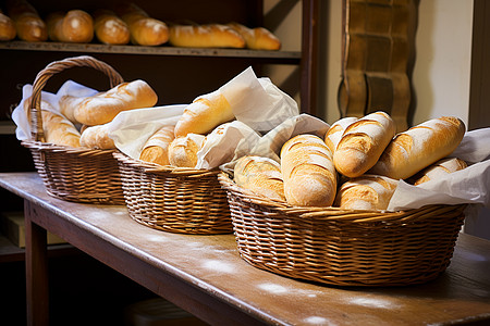 面包房面包图片