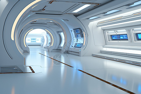 科技时空隧道背景图片