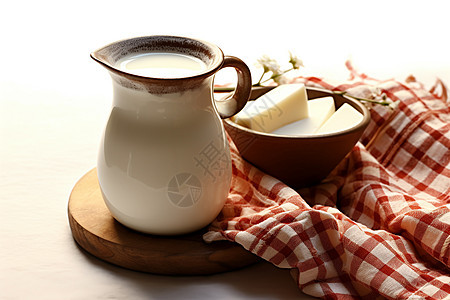 新鲜牛奶和奶制品图片