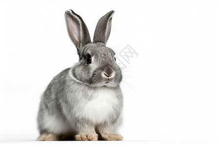 大耳朵兔子背景图片