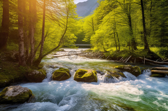 青山绿水图片