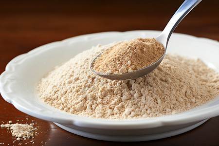 健康的粮食小麦粉图片