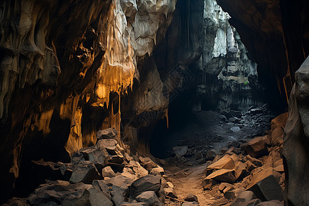地下洞穴探险图片
