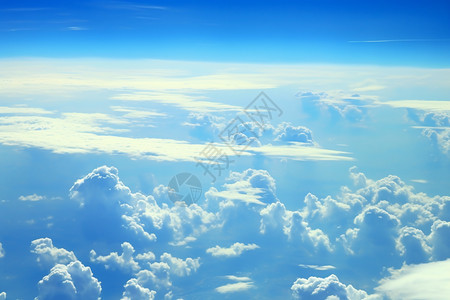 层层白云图片