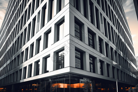 现代商务建筑背景图片