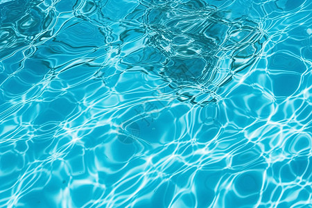 透明泳池清澈夏日的水泳池背景