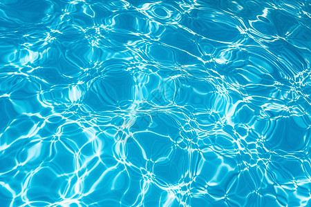 透明泳池清凉夏日的水上世界背景