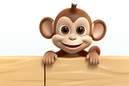 猴子的形象背景图片
