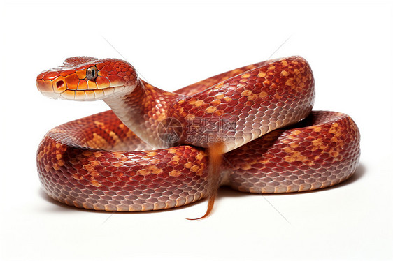 火红豹纹之蛇图片