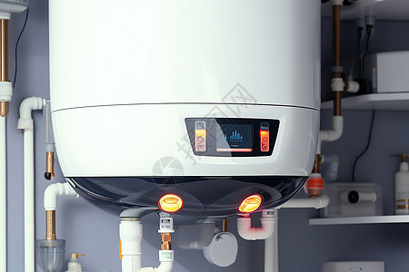 节能热水器背景图片