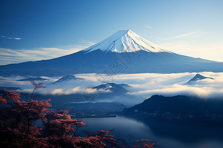 日本富士山图片