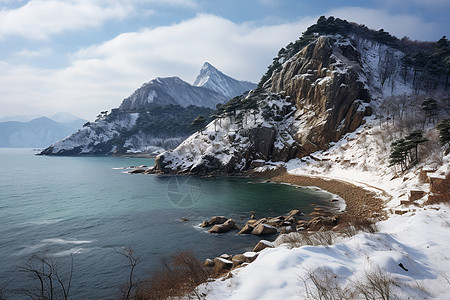 浪漫雪山图片