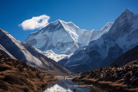 冰山雪峰图片