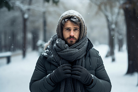 冬天雪景图片