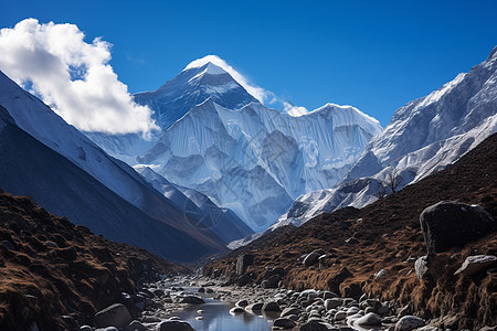 自然山峰图片