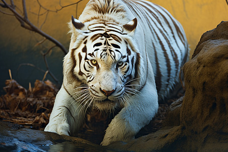 凶猛的白虎图片