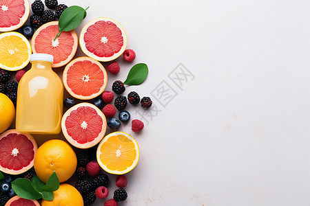 色彩斑斓的果汁图片