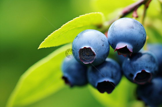 蓝莓丛中的宝藏图片